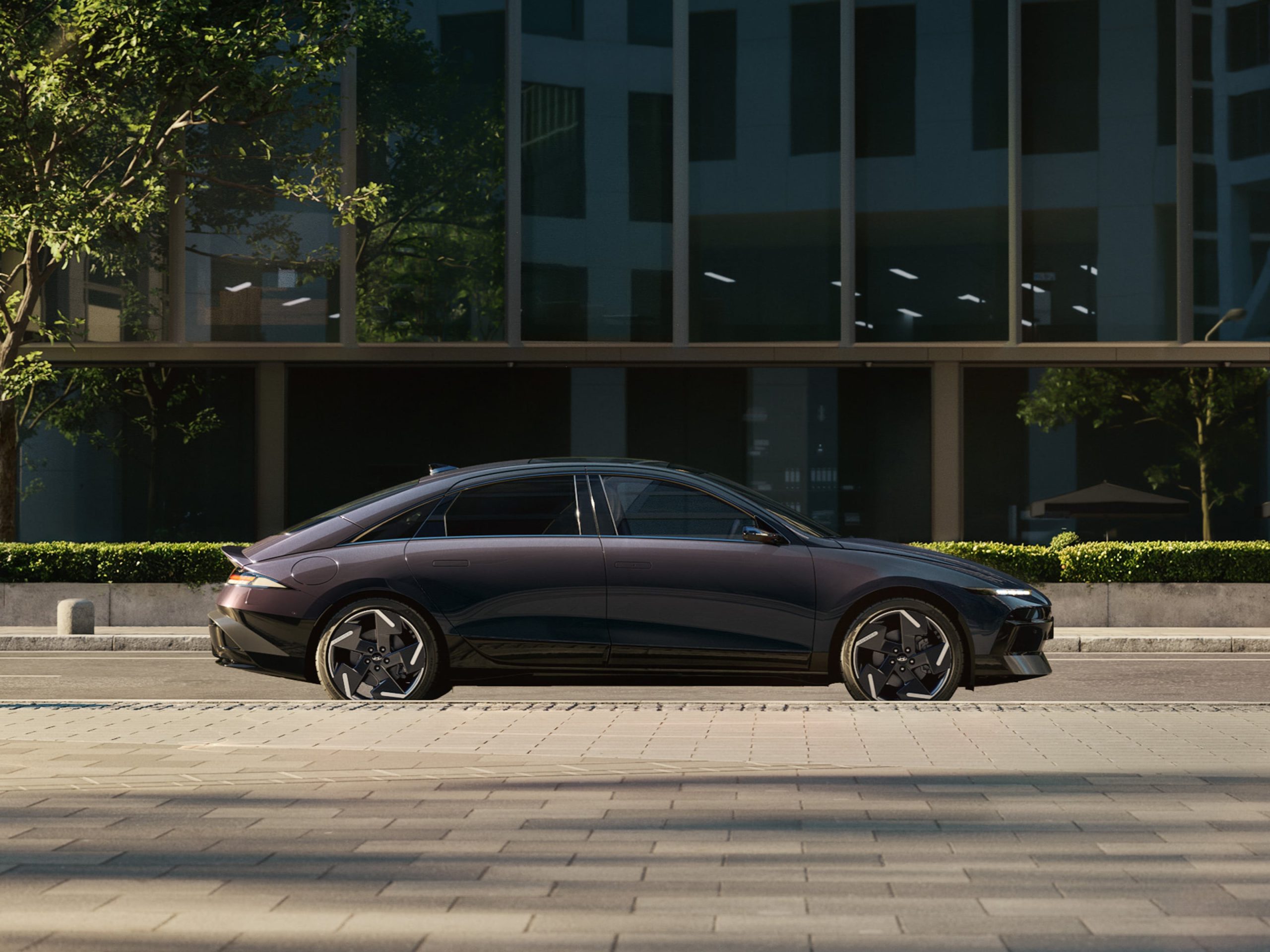 Hyundai i-PEDAL: Hyundai IONIQ 6 oldalnézetből